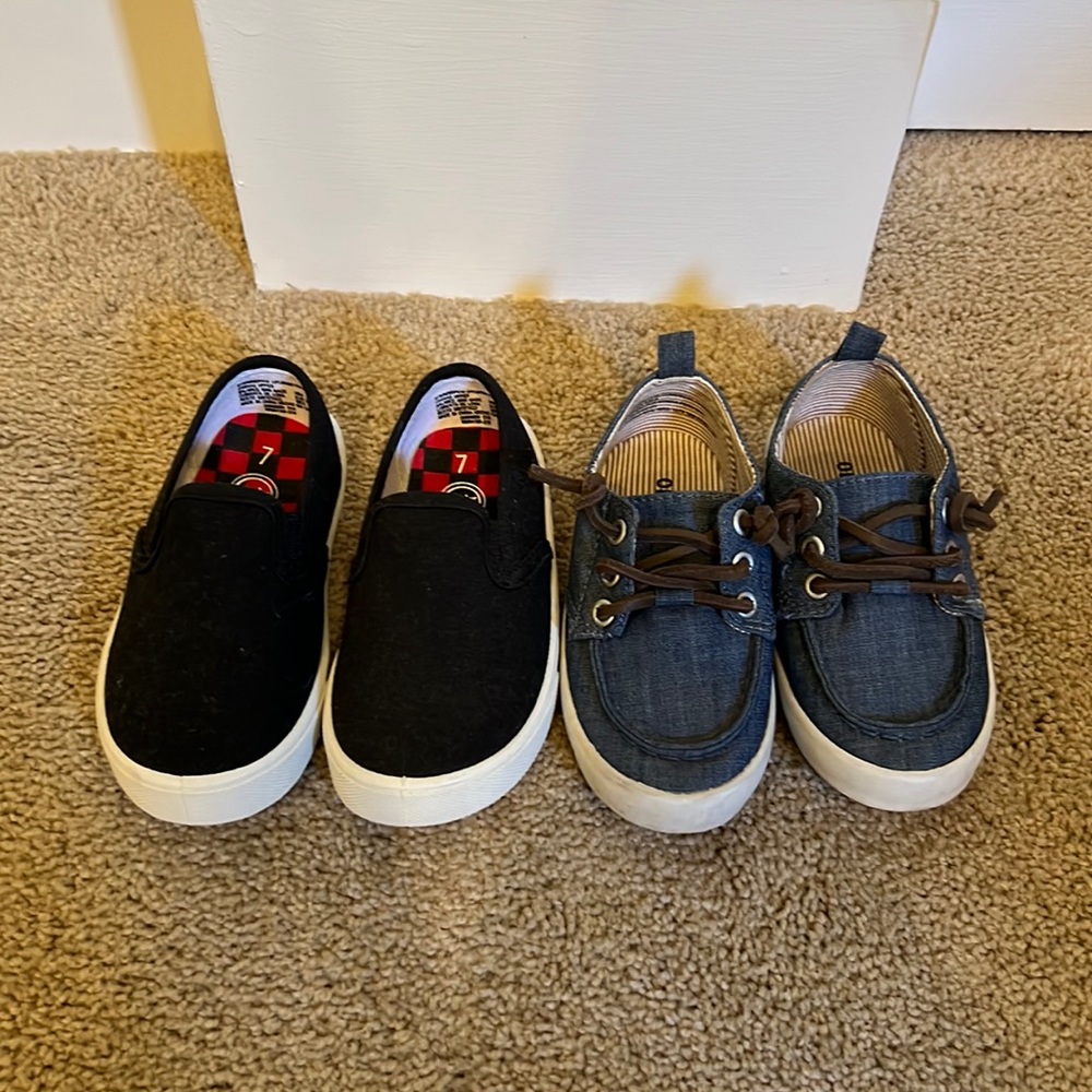 Slip on shoes, toddler size 7